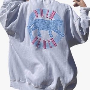 Palm Beach Pullover Graphic Sweatshirt